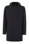 Herno Hooded Casual Jacket In Black