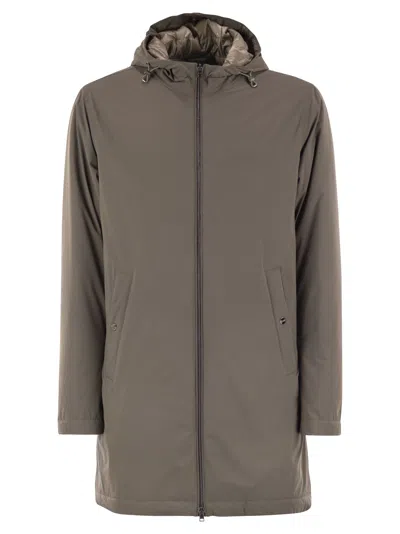 Herno Hooded Casual Jacket In Multi
