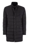 Herno Black Nylon Padded Jacket In Black