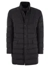 Herno Feather Coat With Legend Line  Pi007ule19288 9460 In Black
