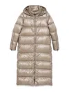 Herno Long Padded Coat In Gray