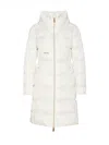 Herno Midi Down Jacket In White