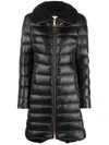 Herno Long Quilted Jacket High Collar
