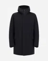 Herno Hooded Parka Down Jacket Clothing In Black