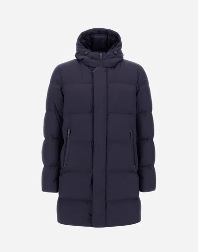 Herno Long Parka In 2-layer Windstopper In Red