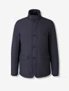 Herno Blazer With Bib In 2-layer Windstopper In Blue