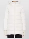 Herno Long Puffer Jacket With Hood And Pockets In White
