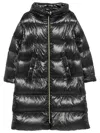 Herno Long Quilted Down Jacket In Grey