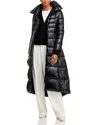 Herno Long Quilted Puffer Coat In Black