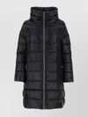 Herno Long Jacket In Satin And Lady Alternative Fur