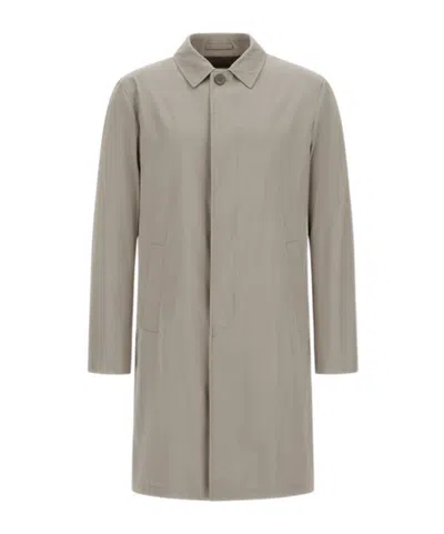 HERNO SINGLE-BREASTED RAINCOAT