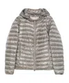 Herno Long Sleeve 2 Down Jacket In Gray