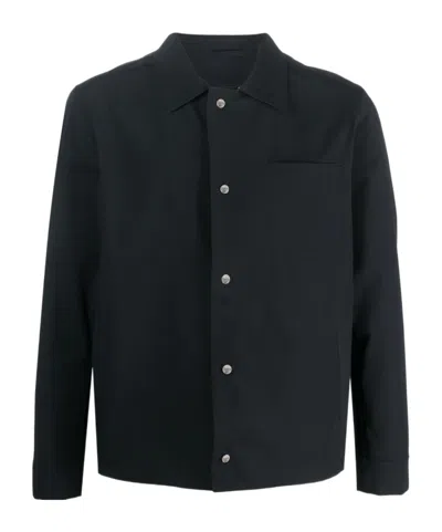 Herno Long-sleeved Casual Jacket In Black