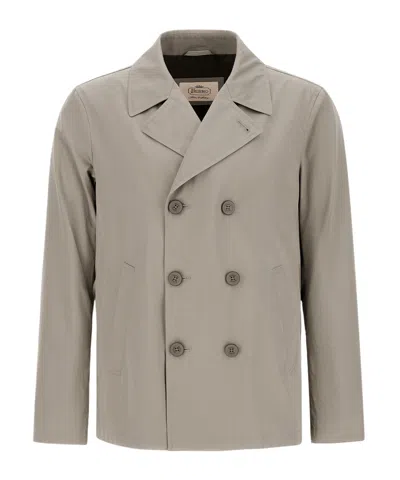 Herno Long Sleeve Casual Jacket In Gray