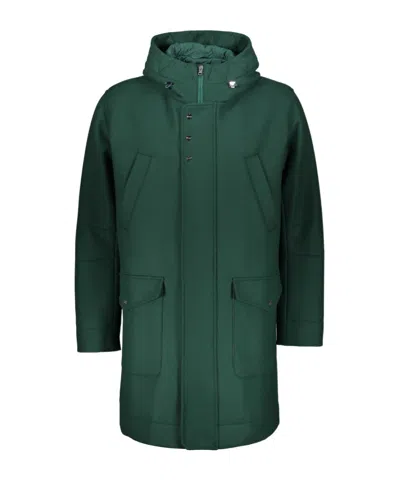 HERNO ZIP HOODED COAT