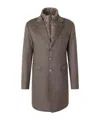 Herno Coat With Inner Vest In Multi