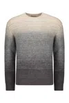 Herno Long Sleeve Crew-neck Sweater In Gray