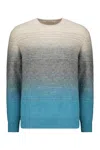 Herno Long Sleeve Crew-neck Sweater In Gray