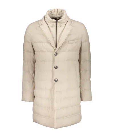 HERNO PADDED BUTTONED COAT
