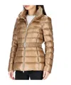 Herno Long Sleeve Down Jacket In Nude
