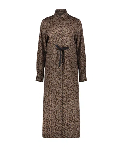 Herno Long Sleeve Dress In Multi