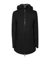 Herno Long Sleeve Hooded Jacket In Black