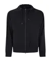 Herno Hoodie With Zip In Black