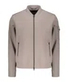 Herno Zip-up Bomber Jacket In Gray