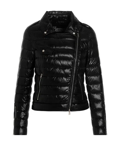 Herno Nylon Ultralight ボンバージャケット In Black