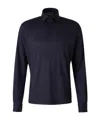 Herno Resort Polo Shirt In Soft Wool Knit In Blue