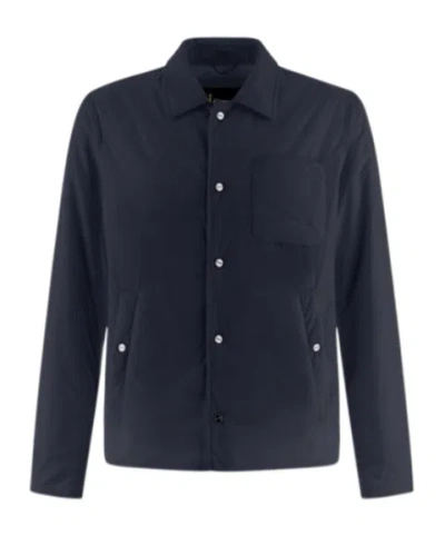 Herno Long-sleeve Shirt Jacket In Black