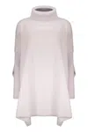 Herno Long Sleeve Shirt With High Collar In Pink