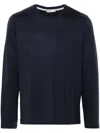 Herno Double-layer Long-sleeve T-shirt In Blue