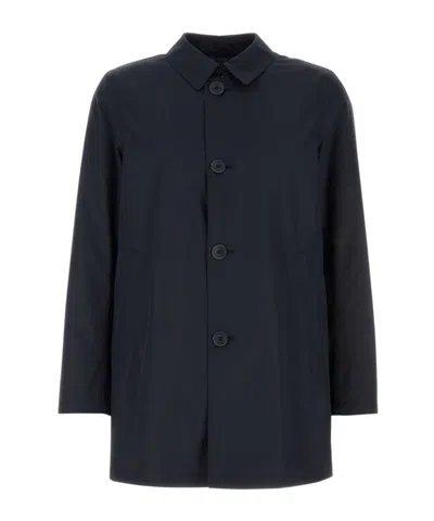 Herno Long-sleeved Casual Jacket In Black