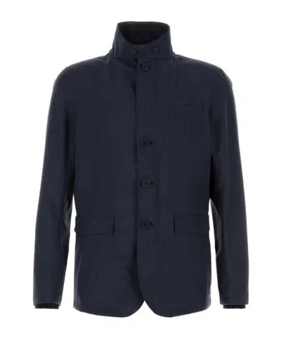 HERNO HERNO LONG-SLEEVED BUTTON-UP JACKET