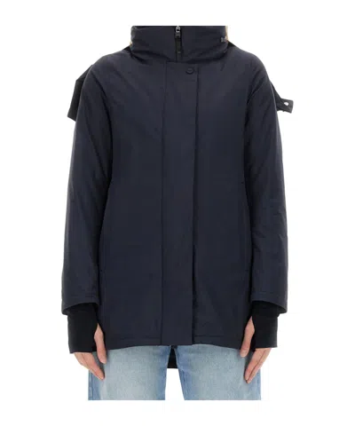 HERNO HERNO LAMINAR ZIP-UP HIGH NECK COAT