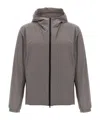 Herno Long-sleeved Casual Jacket In Gray