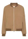 Herno Lightweight Bomber Jacket In Green