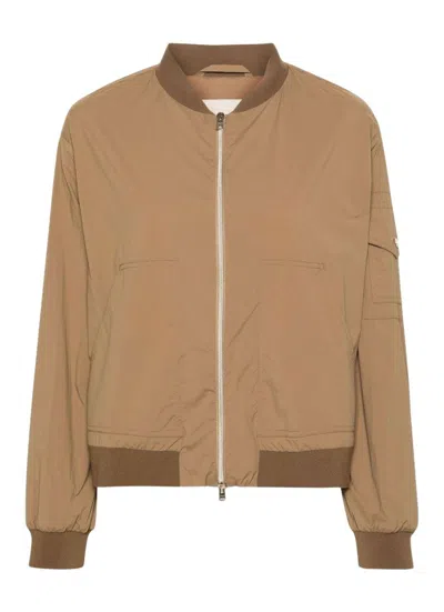 Herno Lightweight Bomber Jacket In Green