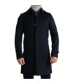 Herno Long-sleeved Coat In Black