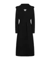 Herno Black Wool Coat In Black
