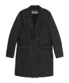 Herno Virgin Wool Coat In Black