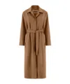 Herno Raincoat In Soft Wool In Brown