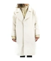Herno Padded-bib Single-breasted Coat In White