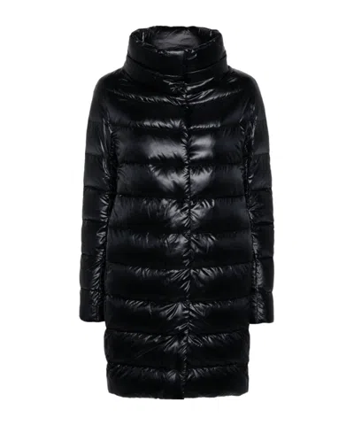 Herno Long-sleeved Cotton Clothes In Black