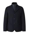 Herno Blazer In Cashmere And Nylon Ultralight In Black