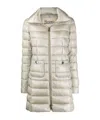 Herno Long-sleeve Puffer Jacket In White