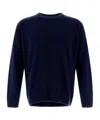 Herno Long-sleeved Crewneck Jumper In Black
