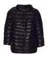 Herno Woman Puffer Black Size 6 Polyamide, Polyester, Cotton In Black