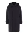 Herno Long-sleeved Down Jacket In Black